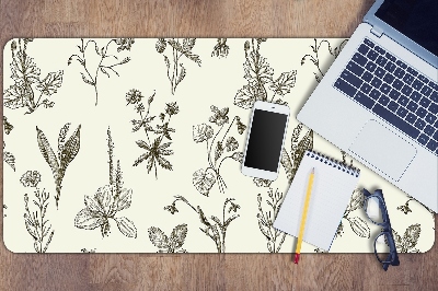 Podloga za radni stol Skicirano cvijeće