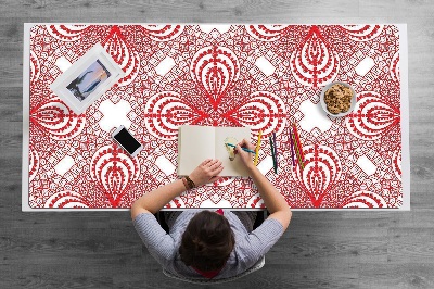 Podloga za radni stol Crvena čipka