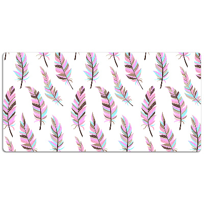 Podloga za radni stol Ružičasto perje