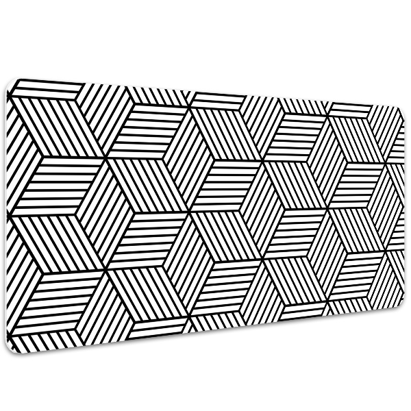 Podloga za radni stol Geometrijske kocke