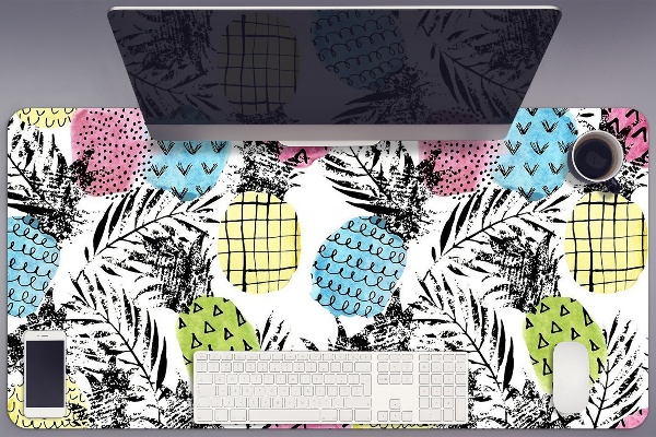 Podloga za radni stol Šareni ananas