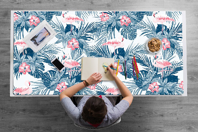 PVC podloga za stol Flamingosi i mrlje