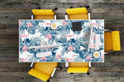 PVC podloga za stol Flamingosi i mrlje