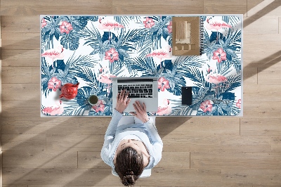 PVC podloga za stol Flamingosi i mrlje