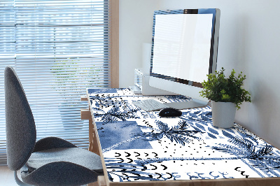 Podloga za radni stol Plava palma