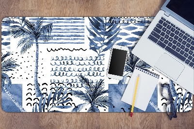 Podloga za radni stol Plava palma