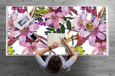 PVC podloga za stol Ružičasto cvijeće