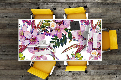 PVC podloga za stol Ružičasto cvijeće