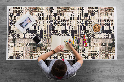 Podloga za radni stol Pločice u boho stilu