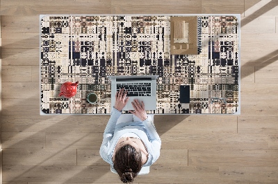 Podloga za radni stol Pločice u boho stilu