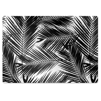 Podloga za uredsku stolicu Crno palmino lišće