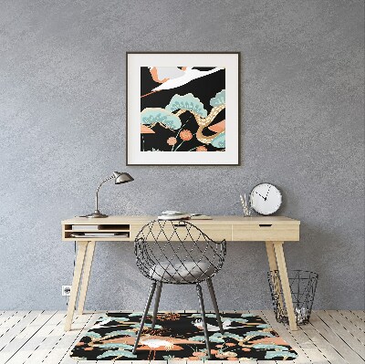 Podloga za radnu stolicu Slikane čaplje