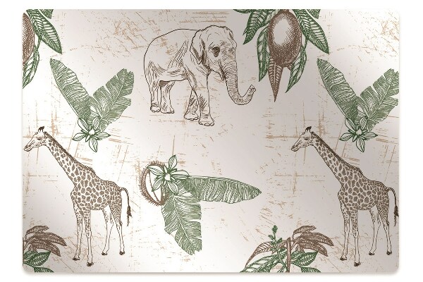 Podloga za stolicu Žirafe i slonovi