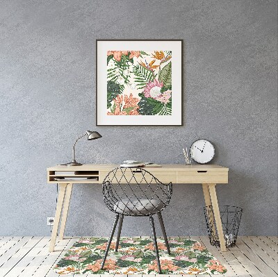 Podloga za stolicu Mural s cvijećem