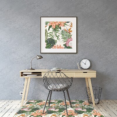 Podloga za stolicu Mural s cvijećem