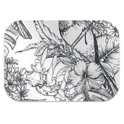 Podloga za stolicu Nacrtane ptice