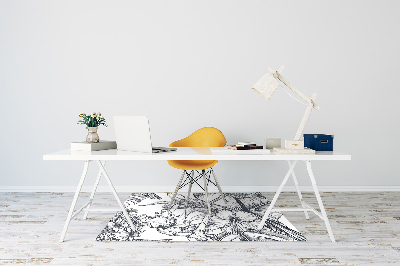 Podloga za stolicu Nacrtane ptice