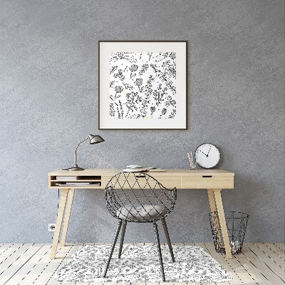 Podloga za stolicu Cvjetići i točkice