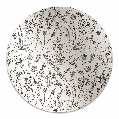 Podloga za stolicu Cvjetići i točkice