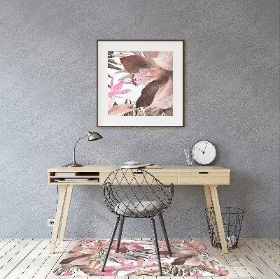 Prostirka za zaštitu poda Pastelno cvijeće