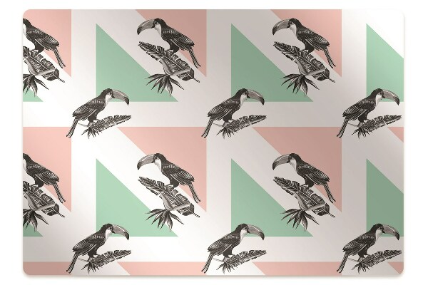 Podloga za radnu stolicu Tukan s trokutima