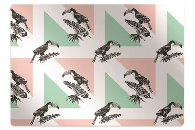 Podloga za radnu stolicu Tukan s trokutima