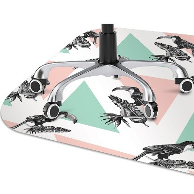 Podloga za radnu stolicu Tukan s trokutima