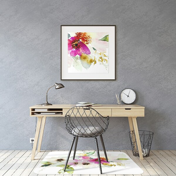 Podloga za uredsku stolicu Buket cvijeća