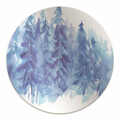 Podloga za uredsku stolicu Akvarel zimska šuma