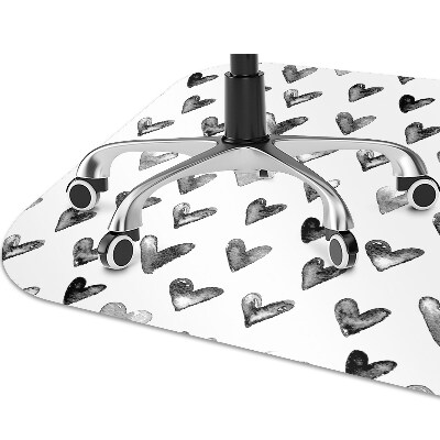 Podloga za radnu stolicu Oslikana srca