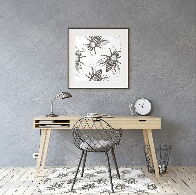 Podloga za stolicu Bešavni uzorak pčela