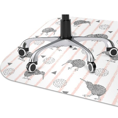 Podloga za stolicu Uzorak ptica kivija