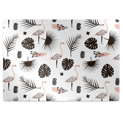 Podloga za uredsku stolicu Lišće i plamenci