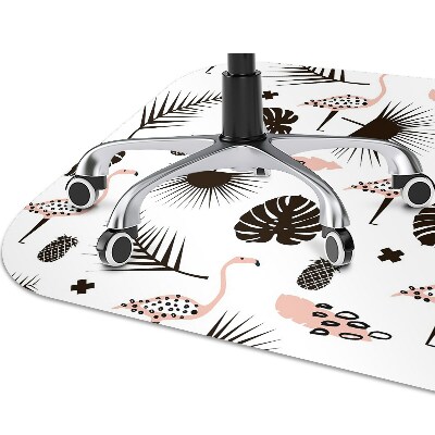 Podloga za uredsku stolicu Lišće i plamenci