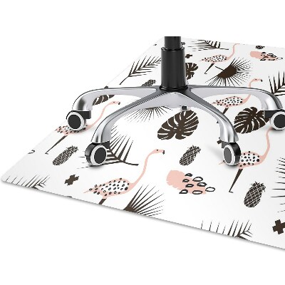 Podloga za uredsku stolicu Lišće i plamenci