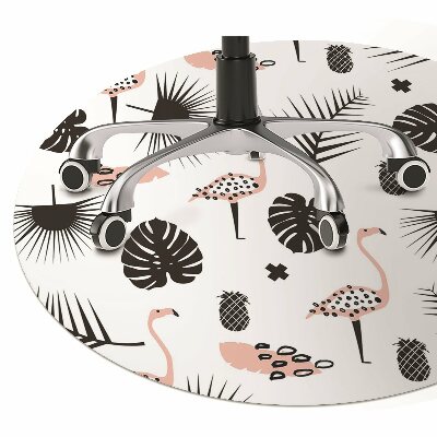 Podloga za uredsku stolicu Lišće i plamenci