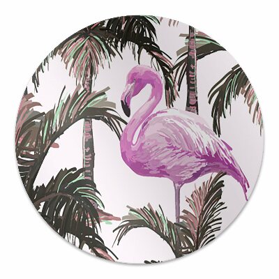 Podloga za stolicu Flamingosi u palmama