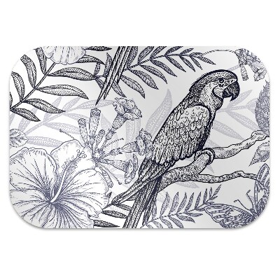 Podloga za radnu stolicu Skicirana papiga