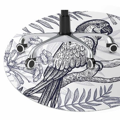 Podloga za radnu stolicu Skicirana papiga