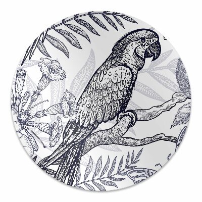 Podloga za radnu stolicu Skicirana papiga