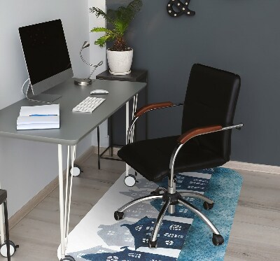 Podloga za uredsku stolicu Grad noću