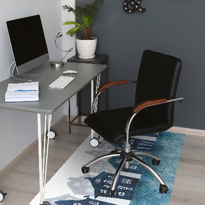 Podloga za uredsku stolicu Grad noću