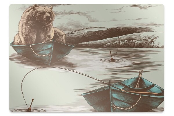 Podloga za stolicu Medvjed u čamcu
