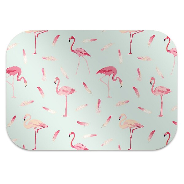 Podloga za radnu stolicu Flamingosi i perje