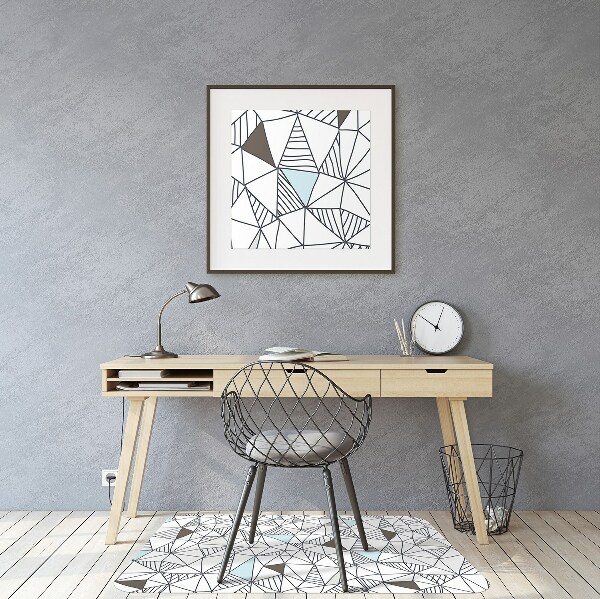 Podloga za uredsku stolicu Geometrijski uzorak