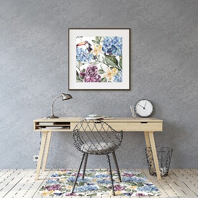 Podloga za stolicu Retro cvijeće