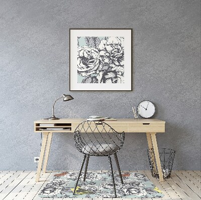 Podloga za stolicu Ruže i ptice