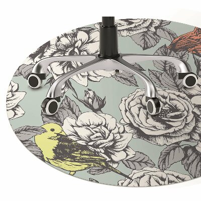 Podloga za stolicu Ruže i ptice