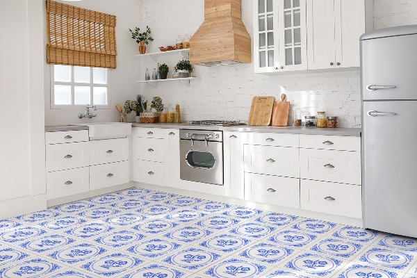 Vinil pločice Azulejos cvijet