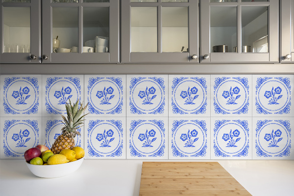 Vinil pločice Azulejos cvijet